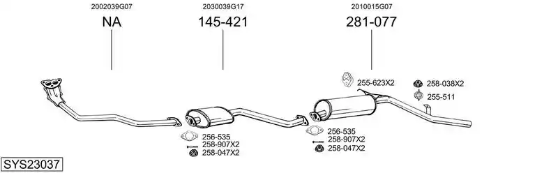 BOSAL SYS23037