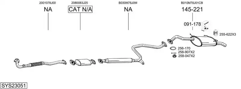 BOSAL SYS23051