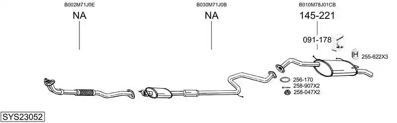 BOSAL SYS23052