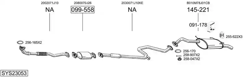 BOSAL SYS23053