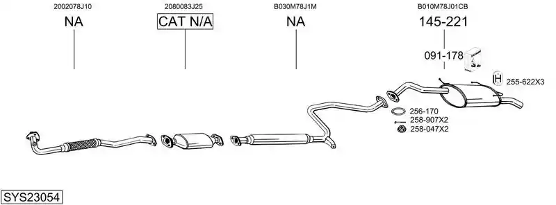 BOSAL SYS23054