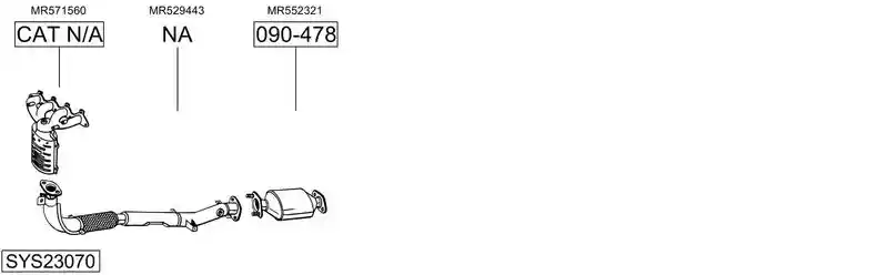 BOSAL SYS23070