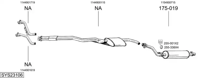 BOSAL SYS23106