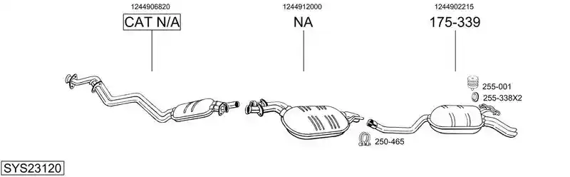 BOSAL SYS23120