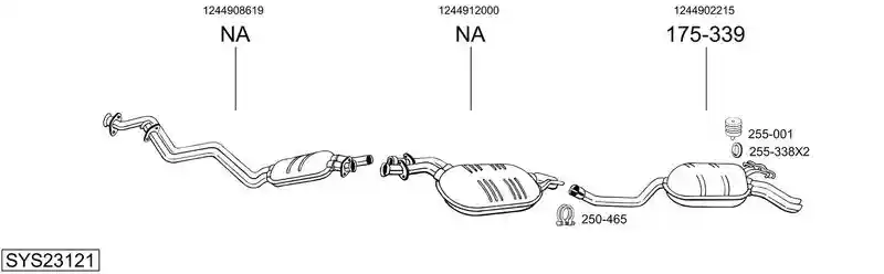 BOSAL SYS23121