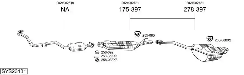 BOSAL SYS23131
