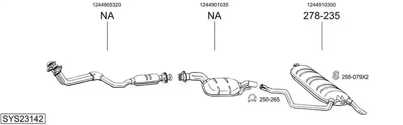 BOSAL SYS23142