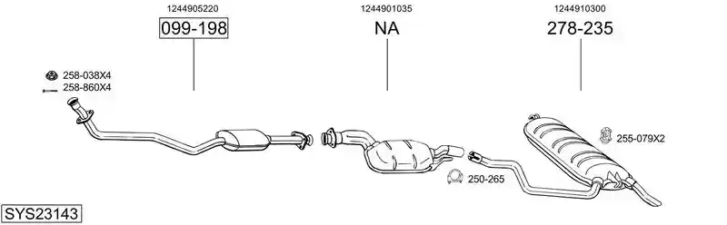 BOSAL SYS23143