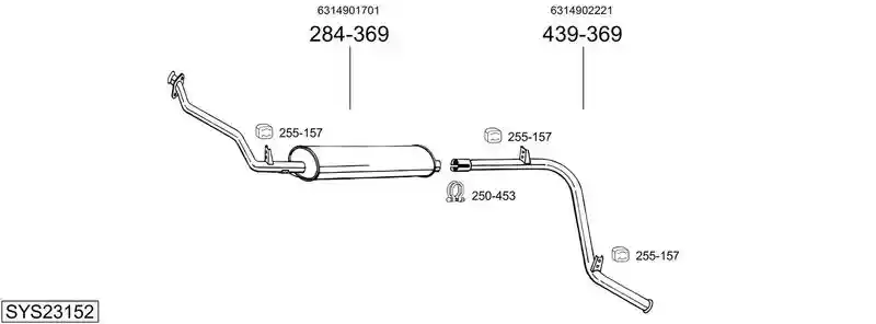BOSAL SYS23152