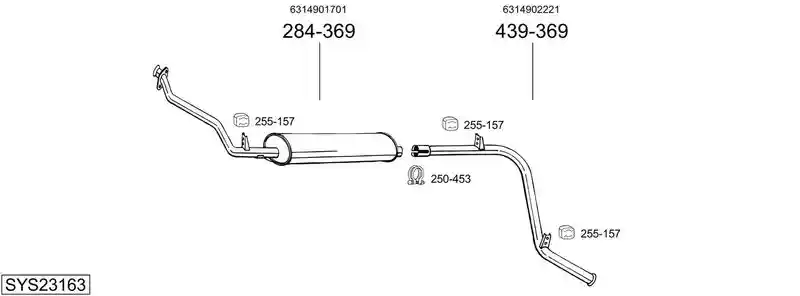 BOSAL SYS23163