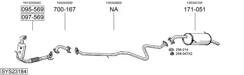 BOSAL SYS23184