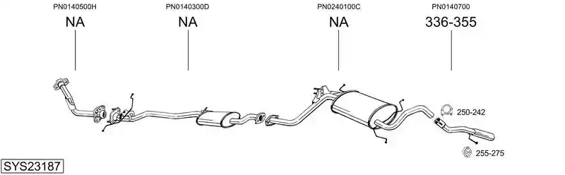 BOSAL SYS23187