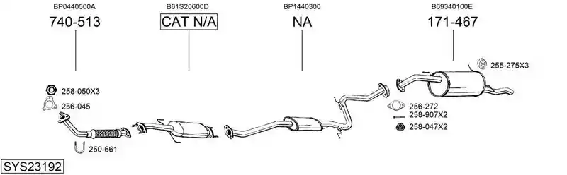 BOSAL SYS23192