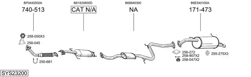 BOSAL SYS23200