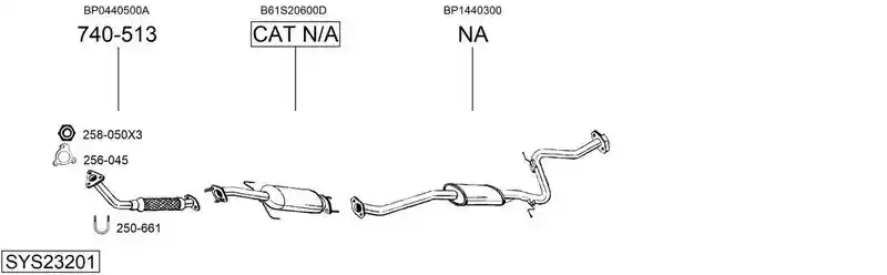 BOSAL SYS23201