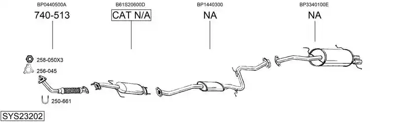 BOSAL SYS23202