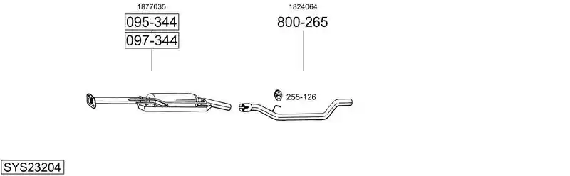BOSAL SYS23204