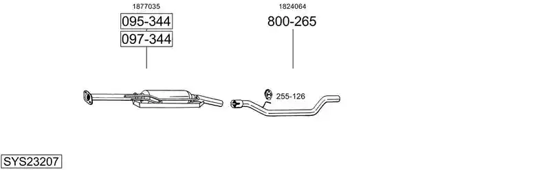 BOSAL SYS23207