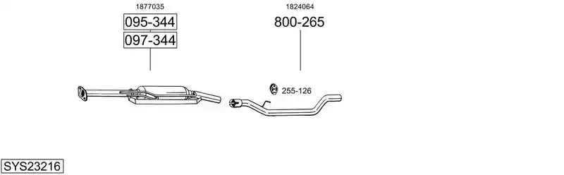 BOSAL SYS23216