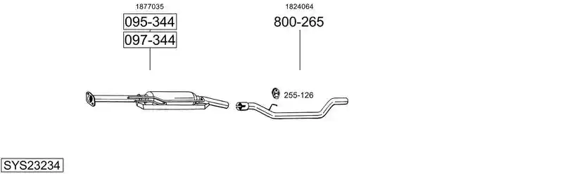 BOSAL SYS23234
