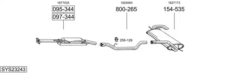 BOSAL SYS23243