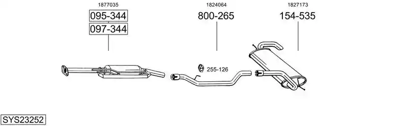 BOSAL SYS23252