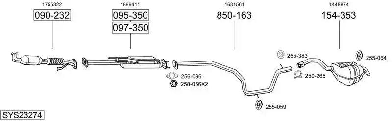 BOSAL SYS23274