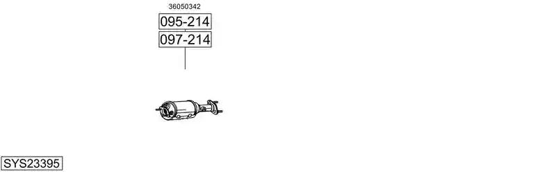 BOSAL SYS23395