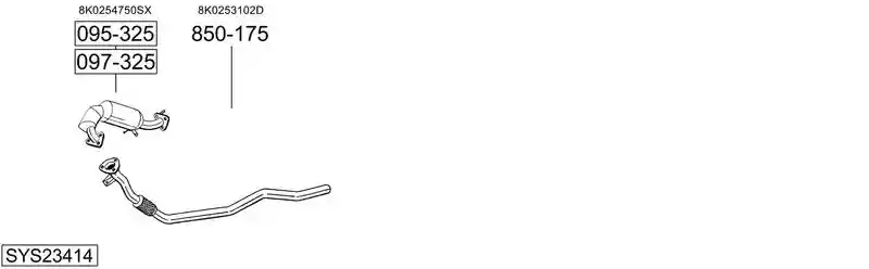 BOSAL SYS23414
