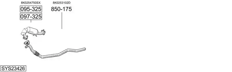 BOSAL SYS23426