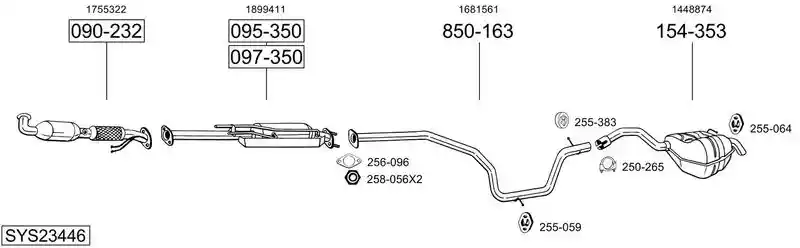 BOSAL SYS23446