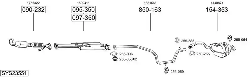 BOSAL SYS23551