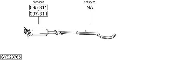 BOSAL SYS23765