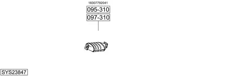 BOSAL SYS23847