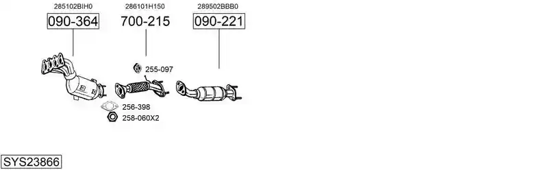 BOSAL SYS23866