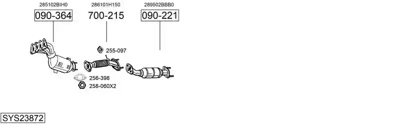 BOSAL SYS23872