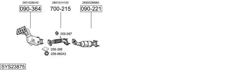 BOSAL SYS23875