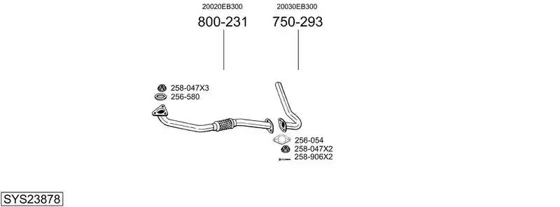 BOSAL SYS23878