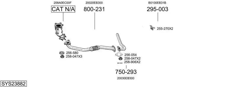 BOSAL SYS23882