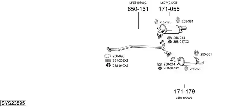 BOSAL SYS23895