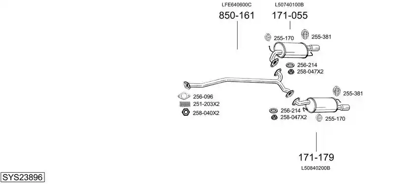 BOSAL SYS23896