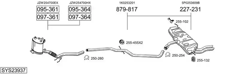 BOSAL SYS23937