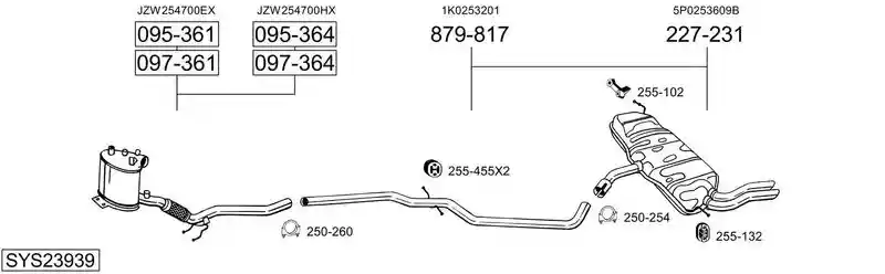 BOSAL SYS23939