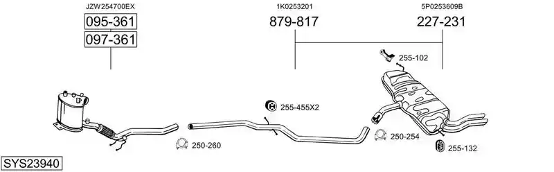 BOSAL SYS23940