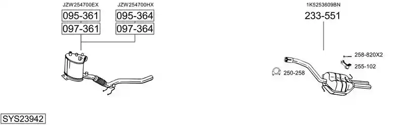BOSAL SYS23942