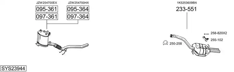 BOSAL SYS23944