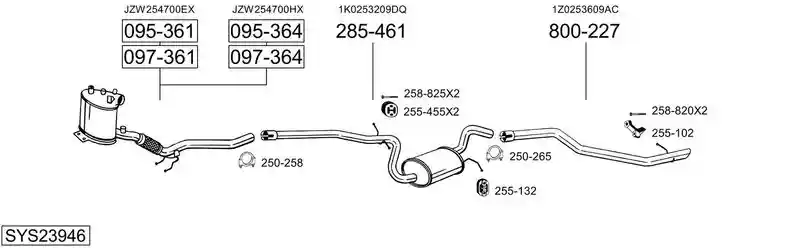 BOSAL SYS23946