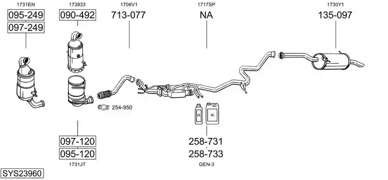 BOSAL SYS23960