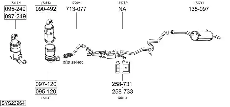 BOSAL SYS23964