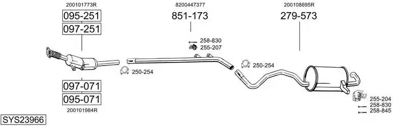 BOSAL SYS23966